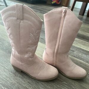 Kids Pink Cowboy Boots